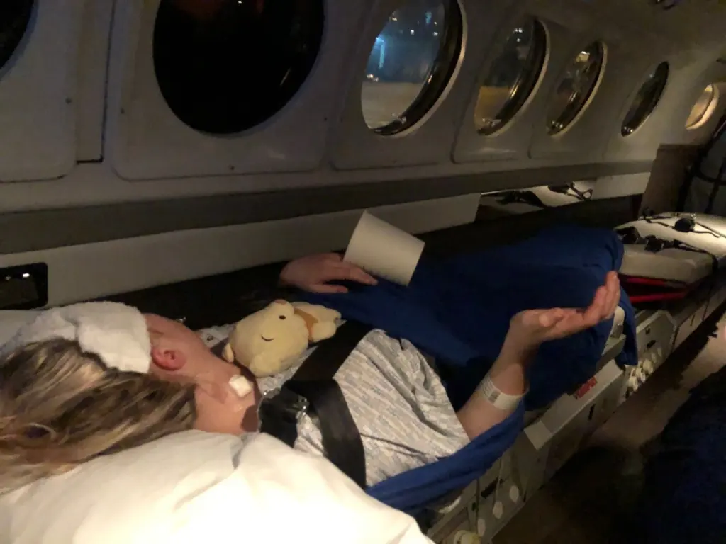 Being+airlifed+to+hospital